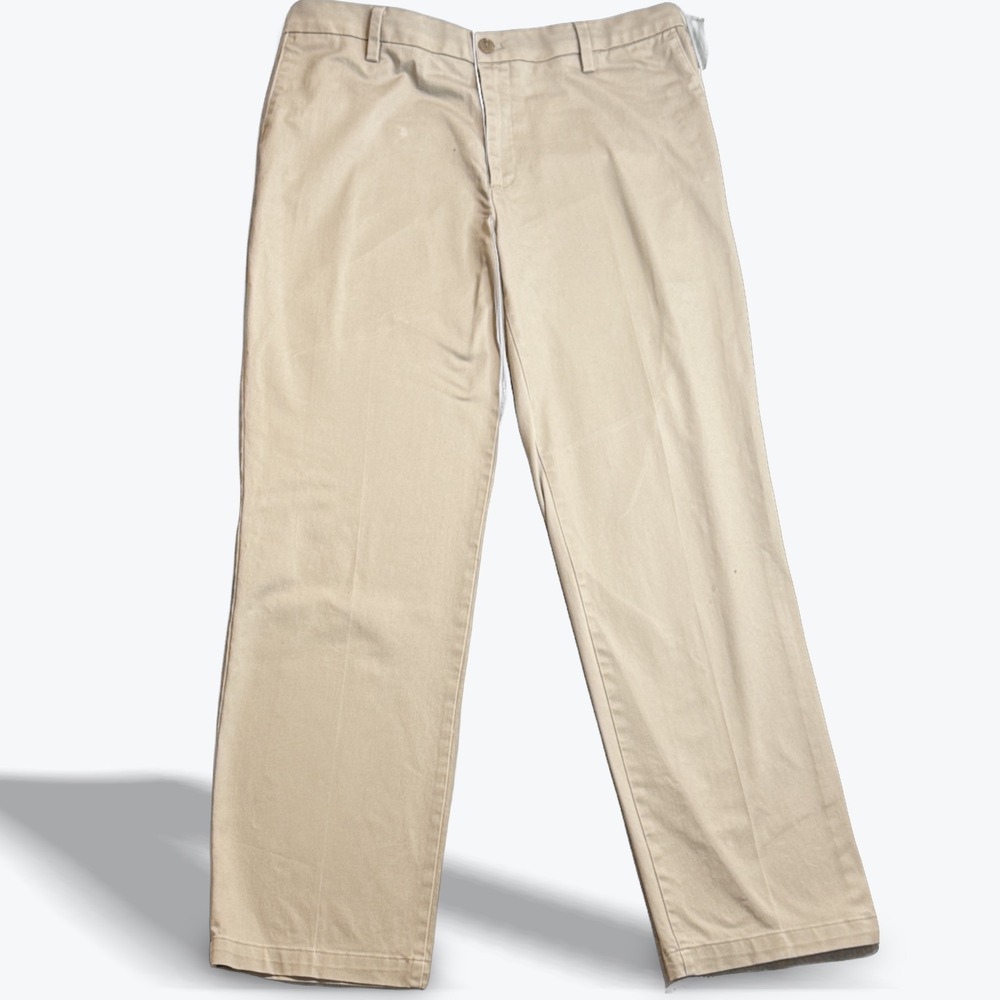 Dockers Signature Khaki Straight‎ Flex Comfort Mens 36 X 32 Flat Front Pants